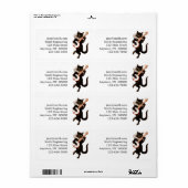 Kat dat Banjo speelt Etiket (Full Sheet)