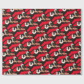 Kat dat Banjo Thunder_Cove speelt Cadeaupapier (Vlak)