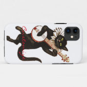 Kat dat Banjo Thunder_Cove speelt Case-Mate iPhone Case (Achterkant (horizontaal))