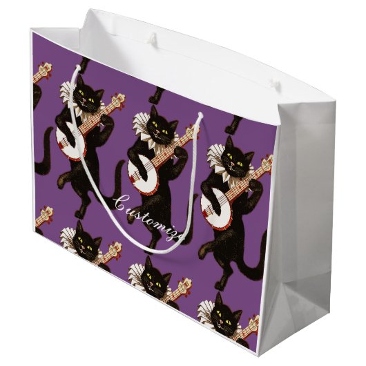 Kat dat Banjo Thunder_Cove speelt Groot Cadeauzakje (Achterkant Gekanteld)