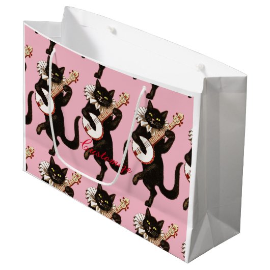 Kat dat Banjo Thunder_Cove speelt Groot Cadeauzakje (Voorkant Gekanteld)