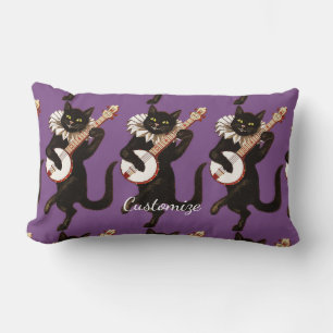 Kat dat Banjo Thunder_Cove speelt Kussen