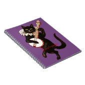 Kat dat Banjo Thunder_Cove speelt Notitieboek (Rechterzijde)