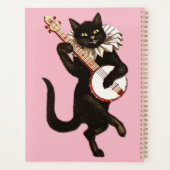 Kat dat Banjo Thunder_Cove speelt Planner (Achterkant)