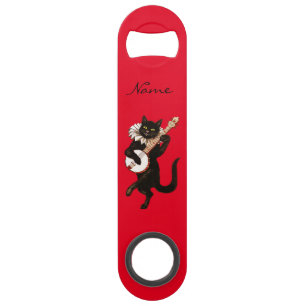 Kat dat Banjo Thunder_Cove speelt Speed Flessenopener