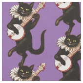 Kat dat Banjo Thunder_Cove speelt Stof (Close Up)