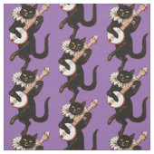Kat dat Banjo Thunder_Cove speelt Stof (Swatch)