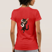 Kat dat Banjo Thunder_Cove speelt T-shirt (Achterkant)