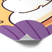 Kat dat de vinger poster geeft (Hoek)