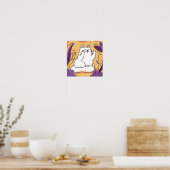 Kat dat de vinger poster geeft (Keuken)