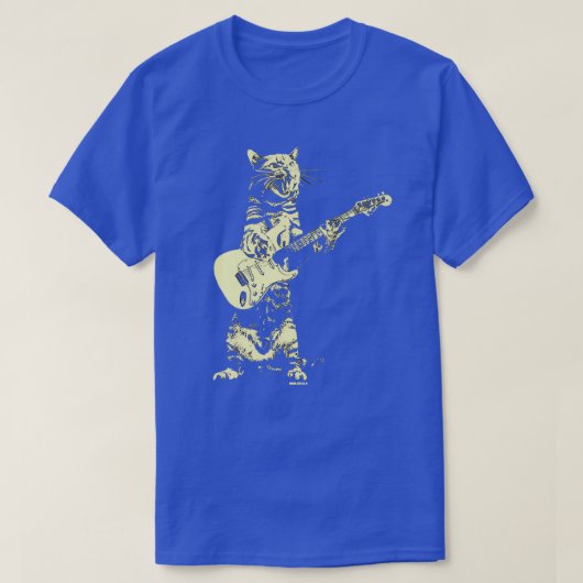 Kat dat gitaar speelt (2) t-shirt (Design voorkant)