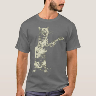 Kat dat gitaar speelt 4 t-shirt