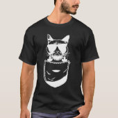 Kat dat het dierlijk thema Sarcastic Kitten uit ei T-shirt (Voorkant)
