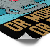 Kat dat ik 's ochtends haat, mensen en mensen poster (Hoek)