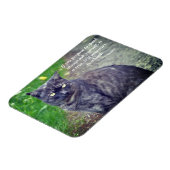 Kat dat op een Motivatie boeddhistische prijsopgav Magneet (Linkerzijde)