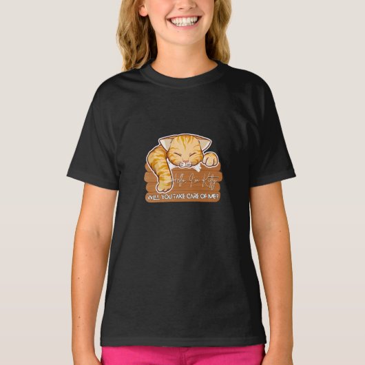 Kat | De kat van niemand T-shirt (Voorkant)