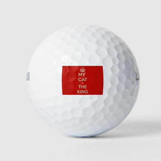 Kat de Nota van het Koningsbericht van het citaat Golfballen (Voorkant)