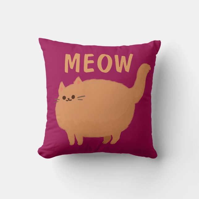 KAT DE OMREVERSIBLE VAN DE MEOW SPINT SIERKUSSEN V (Voorkant)
