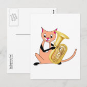 Kat De Tuba afspelen Briefkaart (Voorkant / Achterkant)