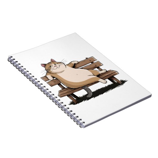 Kat de zitbank notitieboek (Rechterzijde)