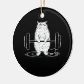 Kat Deadlift Kat Spier Cute Cats F Keramisch Ornament (Links)