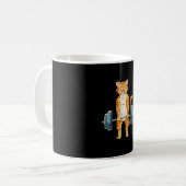 Kat deadliftvermogen Gymliften . Koffiemok (Voorkant links)