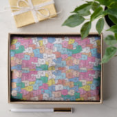 Kat Decoupage Tissuepapier, Kitty Poesje  Tissuepapier (Geschenk)