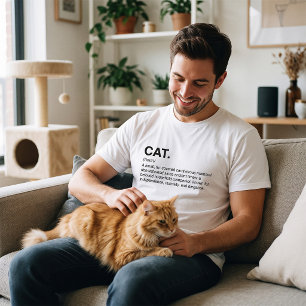 Kat Definitie Zelfstandig Naamwoord Grappige Kat L T-shirt