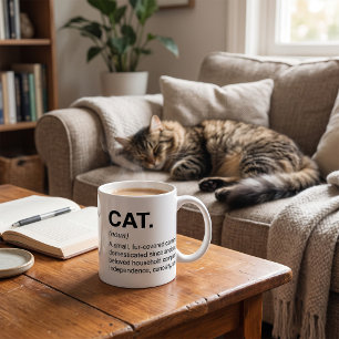 Kat Definitie Zelfstandig Naamwoord Kat Liefhebber Koffiemok