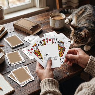 Kat Definitie Zelfstandig Naamwoord Kat Liefhebber Pokerkaarten