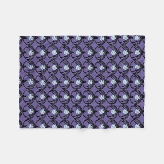 Kat dekblad met dekblad met deksel en beddengoed fleece deken (Voorkant (Horizontaal))