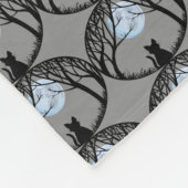 Kat dekblad met dekblad met deksel en beddengoed fleece deken (Hoek)