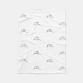 Kat Deken, schattig fleece kat deken, kat liefhebb Deken (Voorkant)