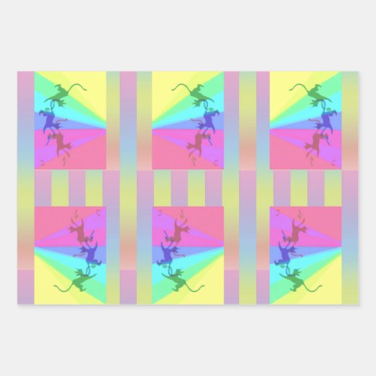 Kat Deksel van papier voor riffels, vellen 3 (Voorkant)