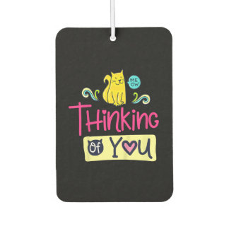 Kat denken aan u | Cute Cat Lover Gift Luchtverfrisser