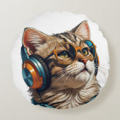 Kat design kussen (Voorkant)