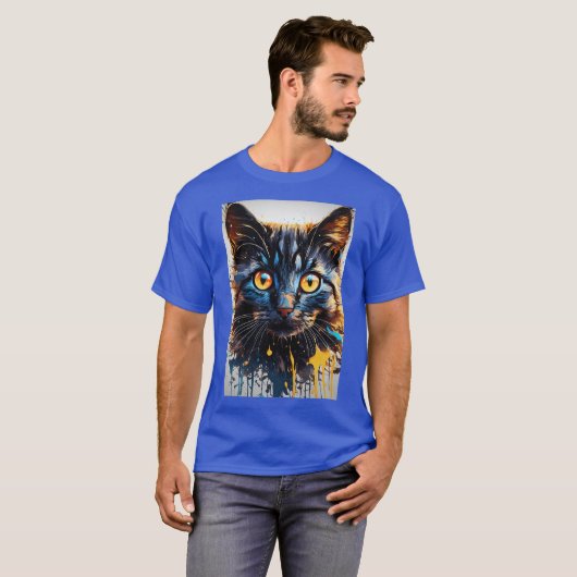 Kat design T-Shirt (Voorkant volledig)