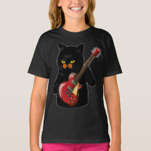 Kat die Acoustic Guitar Girl speelt T-shirt