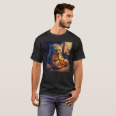 Kat die appeltaart bijt t-shirt (Voorkant volledig)