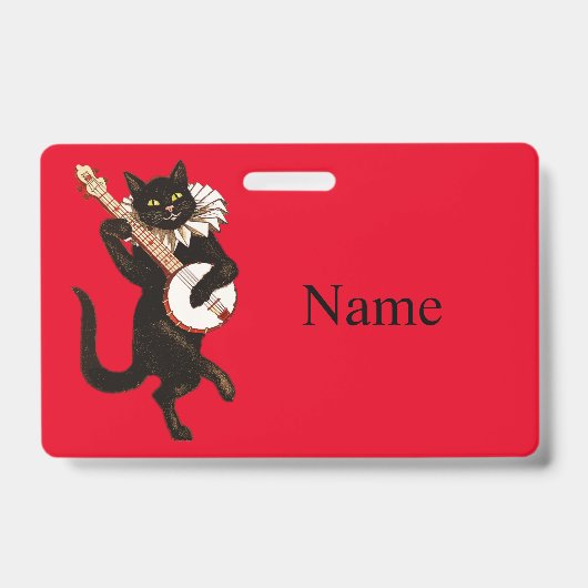 Kat die Banjo speelt Thunder_Cove Badge (Voorzijde)