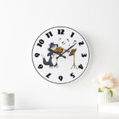 Kat die de Violin Clock speelt Grote Klok (Huis)