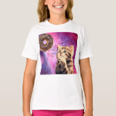 Kat die donut wil t-shirt (Voorkant)