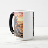 Kat die gitaar speelt magische mok (Voorkant links)