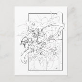 Kat Die Hard Briefkaart (Voorkant)