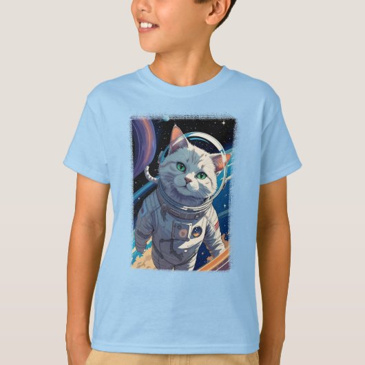 Kat die in de buitenruimte loopt! t-shirt (Voorkant)