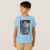 Kat die in de buitenruimte loopt! t-shirt (Voorkant volledig)