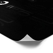 Kat die je stilletjes beoordeelt, grappige zwarte poster (Hoek)