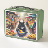 Kat die Khawneawmamuang eet in Thailand (Achterkant)