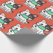 KAT DIE MASKER VERPAKKEND DOCUMENT DRAGEN CADEAUPAPIER (Hoek)