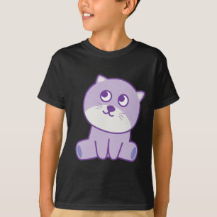 Kat die naar de hemel kijkt T-Shirt